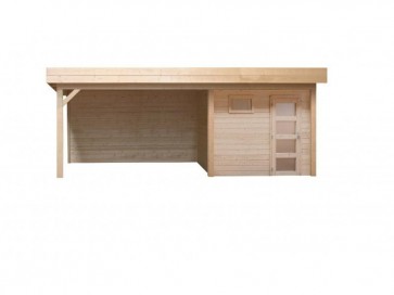 Topvision Kievit 739x331 (Modern tuinhuis met plat dak)