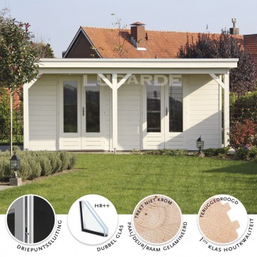 Modern tuinhuis + luifel Lugarde Prima Tom PR48