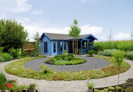 Blokhut zadeldak met inpandige veranda Bilthoven